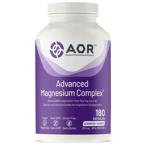 180 Capsules of Advanced Magnesium Complex by AOR -