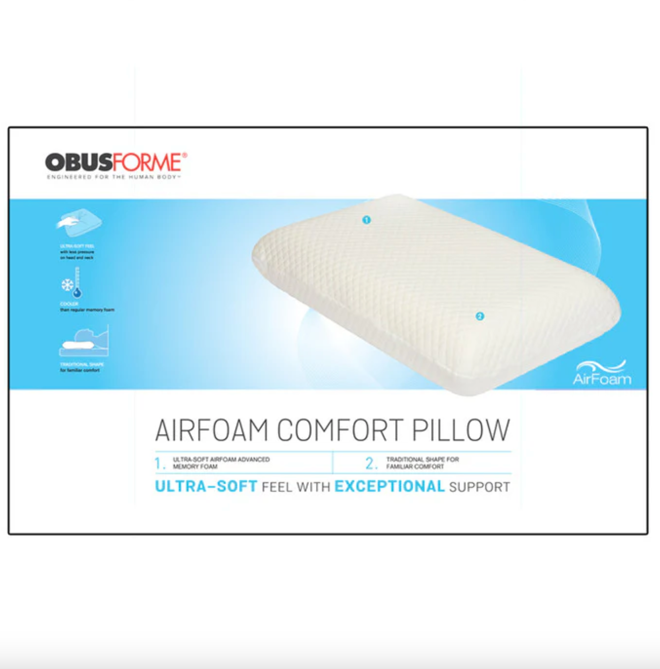 Obus Forme Memory Foam Neck Pillow