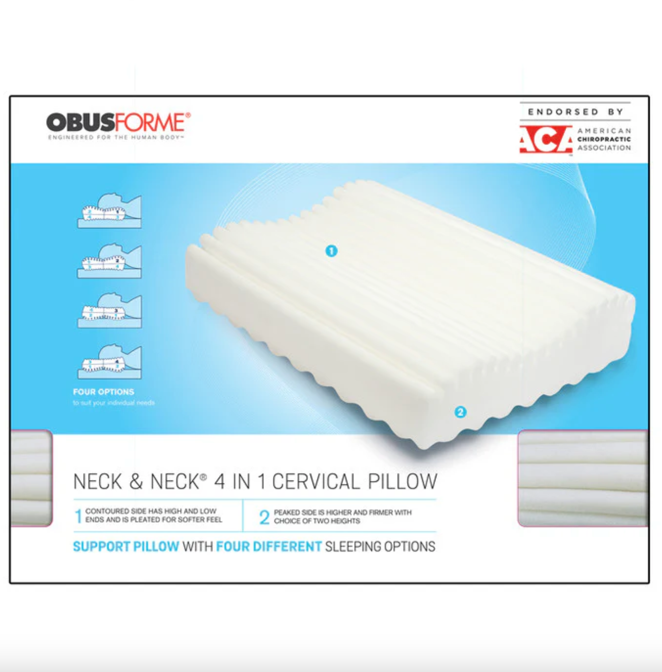 OBUS FORME Neck&Neck 4-in-1 Cervical Pillow
