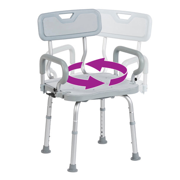 Swivel Bath Chair with arms