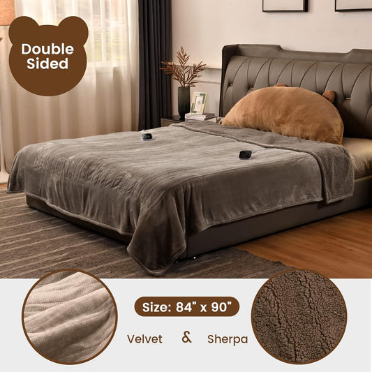 Weighted blanket with heating option